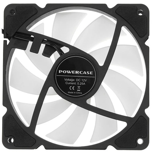Вентилятор Powercase M3LED черный