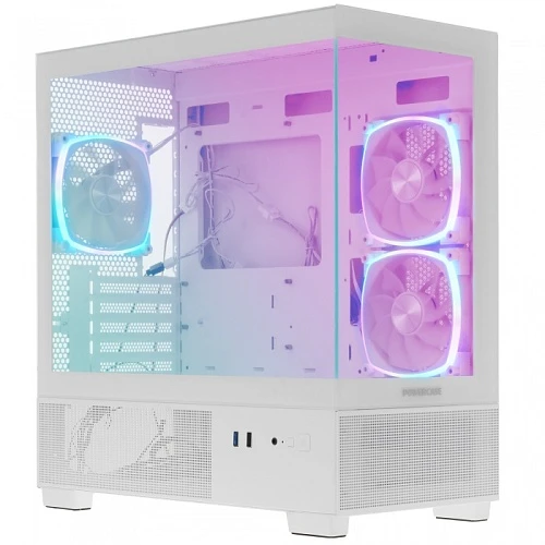Корпус Powercase Vision Micro M3W белый, Mini-Tower