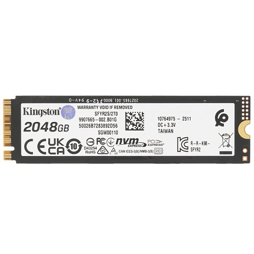SSD накопитель Kingston FURY Renegade G5 2Tb M.2 NVMe, SFYR2S/2T0