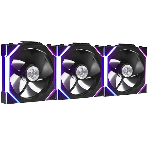 Комплект реверсных вентиляторов LIAN LI UNI FAN SL WIRELESS 120 Reverse Blade черный, G99.12RSL1W3B.R0