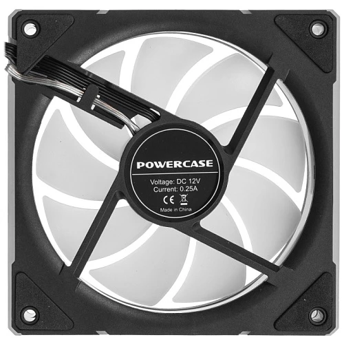 Вентилятор Powercase M61-12 ARGB черный, M61-12 ARGB
