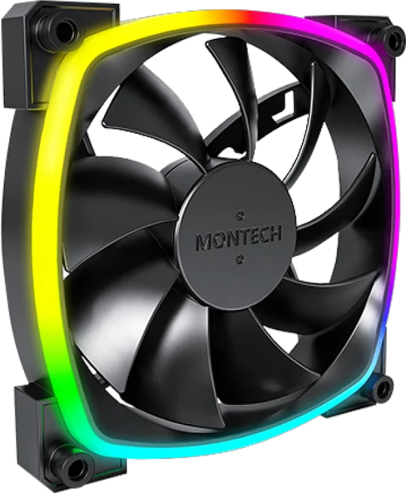 Комплект вентиляторов Montech AX120 черный, AX120B3P