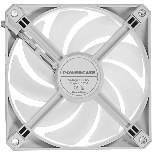 Вентилятор Powercase M56-12W ARGB белый, M56-12W ARGB