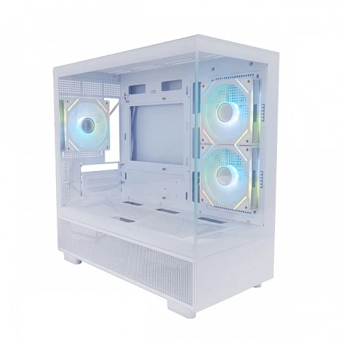 Корпус 1STPLAYER MIKU Mi5 ARGB белый, Mini-Tower