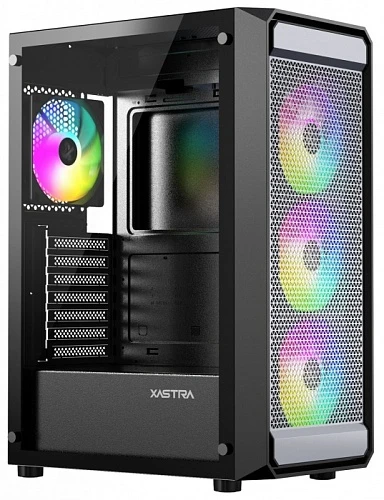 Корпус XASTRA A403 4ARGB черный, Mid-Tower