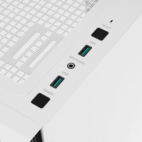 Корпус DEEPCOOL CH370 белый, Mini-Tower