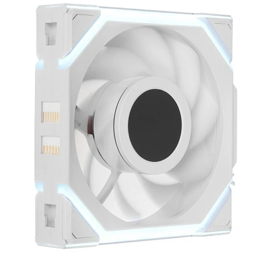 Реверсный вентилятор LIAN LI UNI FAN SL WIRELESS LCD 120 Reverse Blade белый, G99.12RSLLCD1W1W.R0