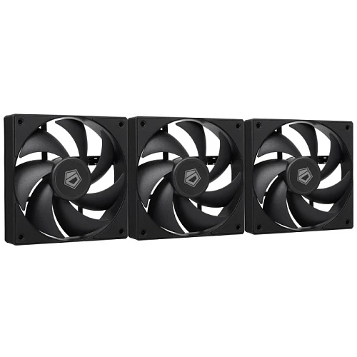 Комплект вентиляторов ID-COOLING AF Series черный, AF-125-K TRIO