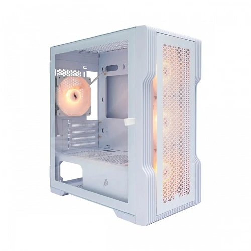 Корпус 1STPLAYER TRILOBITE T3 ARGB белый, Mini-Tower