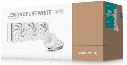 Система охлаждения DEEPCOOL LE360 V2 PURE WHITE белая, R-LE360PURE-WHLNMD-G-1