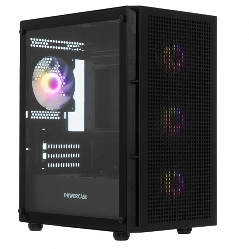 Корпус PowerCase Mistral Micro EM17 черный, Mini-Tower