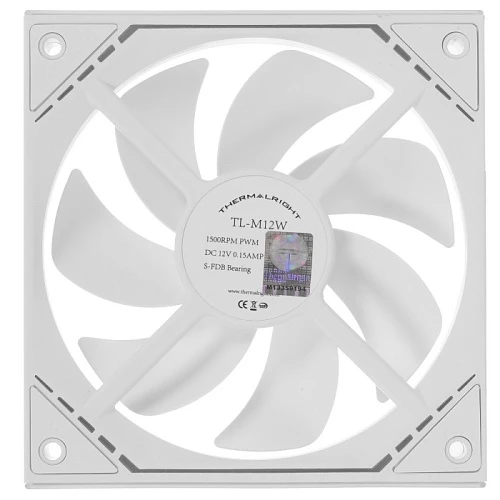 Вентилятор Thermalright TL-M12W белый, TL-M12W