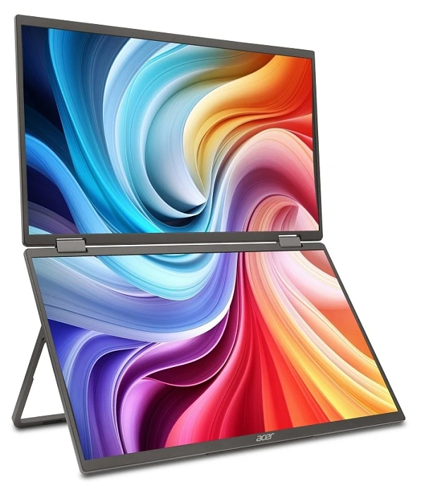 Монитор Acer PD163Qbmiuux, 15.6", черный