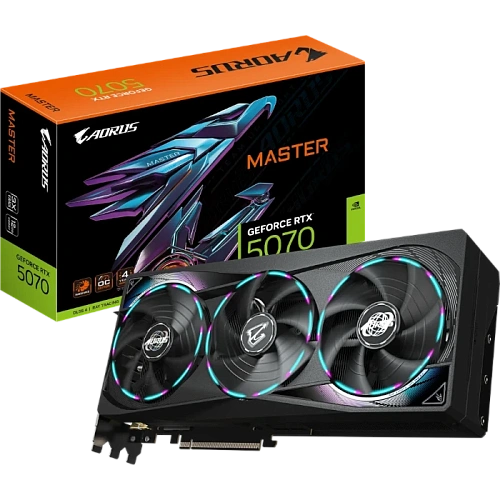 Видеокарта GIGABYTE GeForce RTX 5070 AORUS MASTER 12Gb