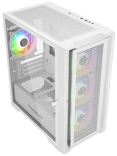Корпус PowerCase Alisio Micro X4W V2 белый, Mini-Tower