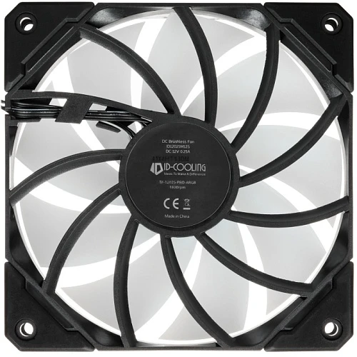 Вентилятор ID-COOLING ARGB Series черный, TF-12025-PRO-ARGB