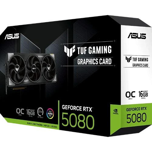 Видеокарта ASUS GeForce RTX 5080 TUF Gaming OC Edition 16Gb