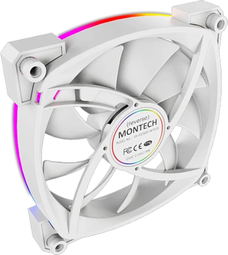 Комплект вентиляторов Montech RX120 белый, RX120W3P