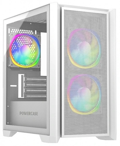 Корпус PowerCase Alisio Micro Z3W ARGB белый, Mini-Tower