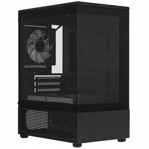 Корпус XASTRA Q300M 3ARGB-FM-C6 черный, Mini-Tower