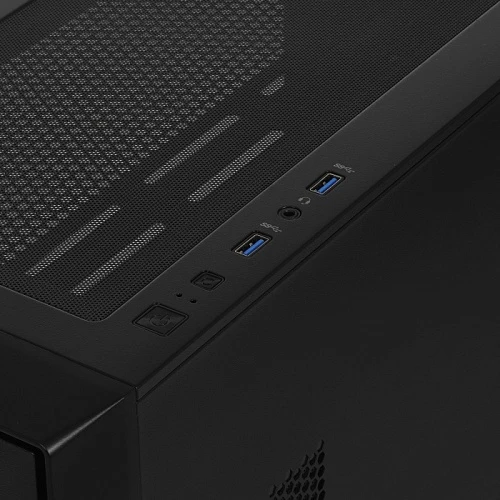 Корпус GIGABYTE C102 GLASS черный, Mini-Tower