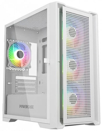 Корпус PowerCase Alisio Micro X4W V2 белый, Mini-Tower