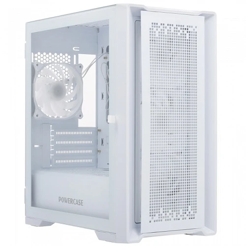 Корпус PowerCase ByteFlow Micro белый, Mini-Tower