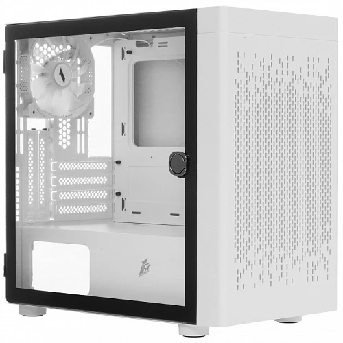 Корпус 1STPLAYER D3-B белый, Mini-Tower