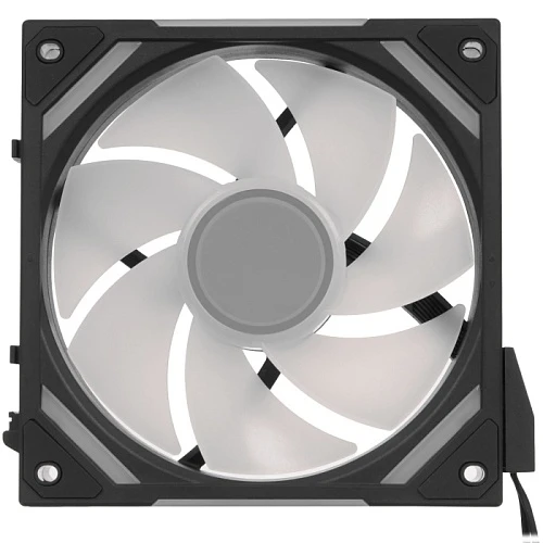 Реверсный вентилятор XASTRA FS120B ARGB reverse черный, FS120-1BA-SRX-GL