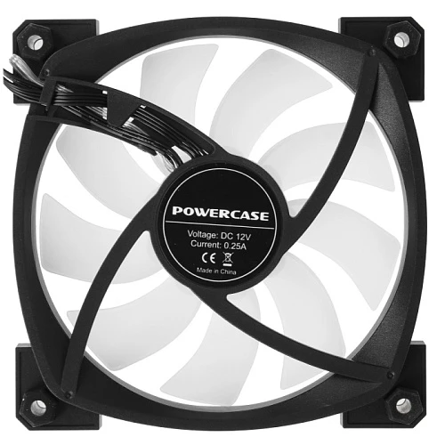 Вентилятор Powercase M55MR-12 ARGB черный, M55MR-12 ARGB