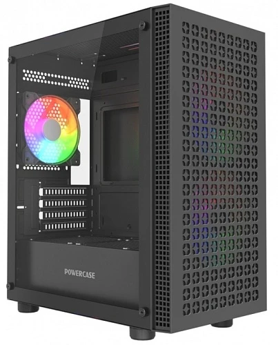 Корпус PowerCase Mistral Micro EM18 черный, Mini-Tower