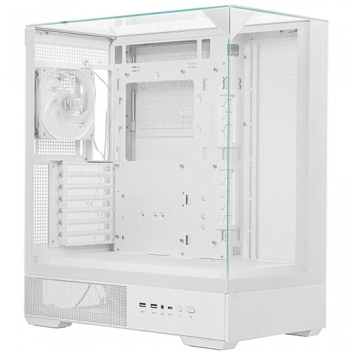 Корпус ZALMAN P40 Prism белый, Mid-Tower