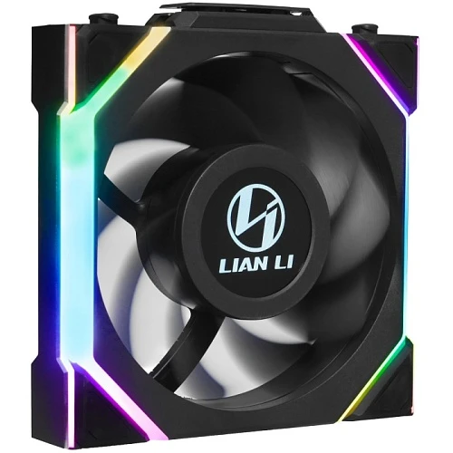Реверсный вентилятор LIAN LI UNI FAN SL WIRELESS LCD 120 Reverse Blade черный, G99.12RSLLCD1W1B.R0
