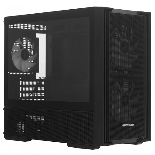 Корпус 1STPLAYER AU6 ARGB черный, Mini-Tower